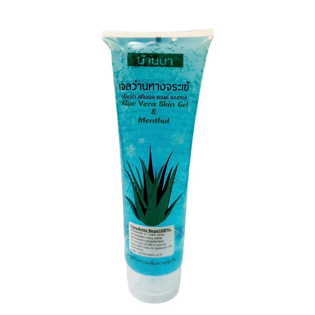 Banna Aloe Vera Skin Gel & Menthol 100 ml., Гель Алоэ Вера & Ментол с – K&P  Tropical Cosmetics