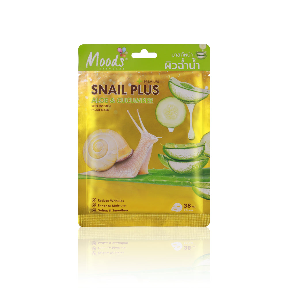 Belov Moods Snail Plus Aloe & Cucumber Facial Mask 38 ml., Маска для л –  K&P Tropical Cosmetics