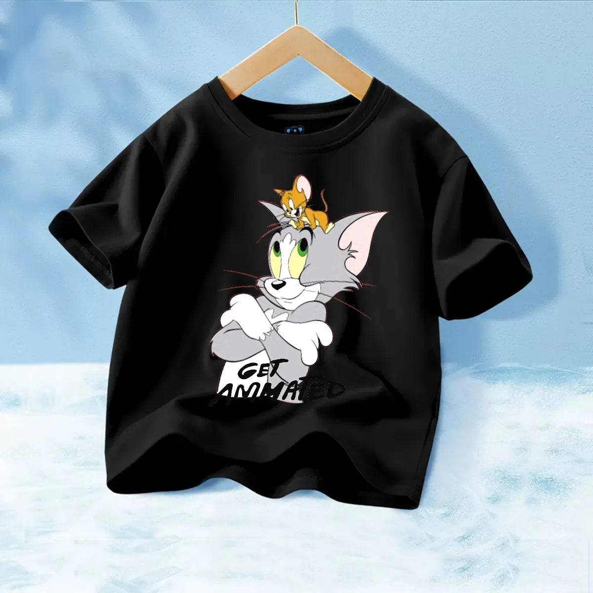 Fashion T-Shirt to Kids Cartoon Anime Printed Tom and Jerry Детская фу –  K&P Tropical Cosmetics