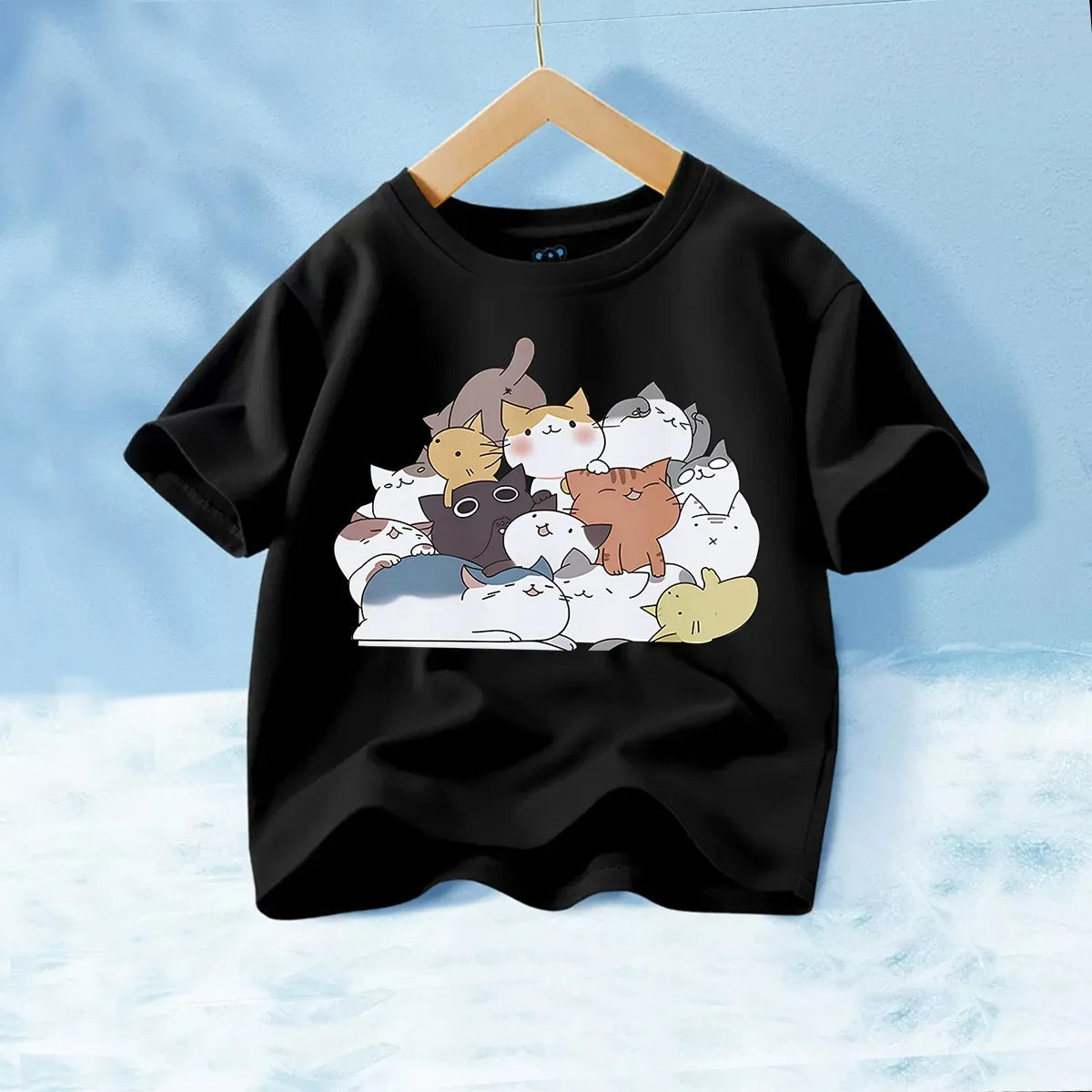 Fashion T-Shirt to Kids Cartoon Anime Printed Cat Детская футболка с м –  K&P Tropical Cosmetics