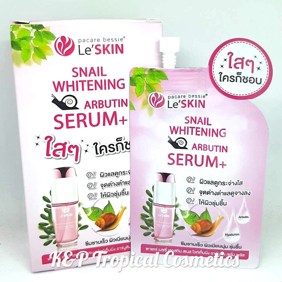 Le SKIN Snail Whitening Arbutin Serum 8 g. 6 pcs. 8 . 6