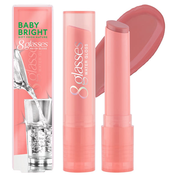 Karmart Baby Bright 8 glasses Water Gloss 2,5 g., Помада для губ "8 glasses" с глянцевым блеском 2,5 гр.