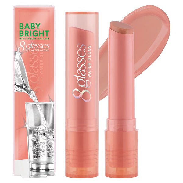 Karmart Baby Bright 8 glasses Water Gloss 2,5 g., Помада для губ "8 glasses" с глянцевым блеском 2,5 гр.