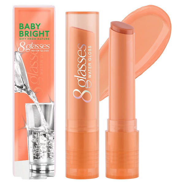 Karmart Baby Bright 8 glasses Water Gloss 2,5 g., Помада для губ "8 glasses" с глянцевым блеском 2,5 гр.