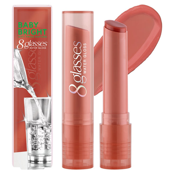 Karmart Baby Bright 8 glasses Water Gloss 2,5 g., Помада для губ "8 glasses" с глянцевым блеском 2,5 гр.