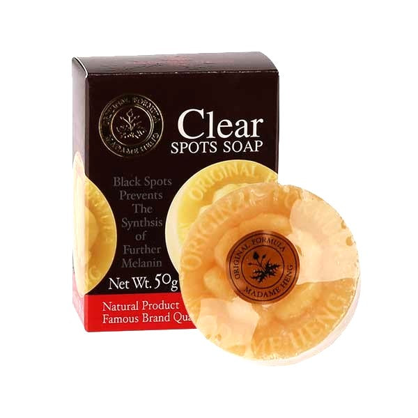 Madame Heng Clear Spots Soap 50 g., Натуральное травяное мыло отбеливающее с арбутином 50 гр.