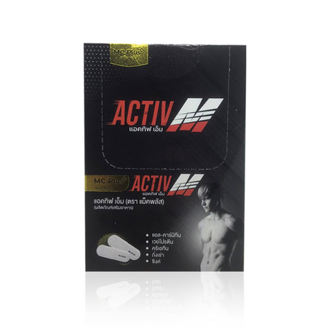 Mc.Plus Activ M Dietary Supplement Product 10 Capsules Витамины для мужчин "Активность" 10 капс.