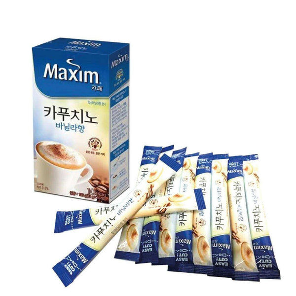 Maxim Cappuccino Vanilla Instant Coffee 13 g.* 10 pcs., Растворимый кофе Капучино со вкусом ванили 13 гр.*10 пак.