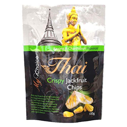 My Choice Thai Crispy Jackfruit Chips 100 g., Тайские хрустящие чипсы из джекфрута 100 гр.