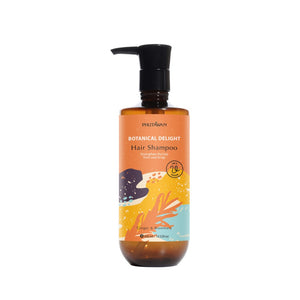 Phutawan Botanical Delight Hair Shampoo 300 ml., Укрепляющий шампунь для волос "Ботанический восторг" с имбирем и розмарином 300 мл.