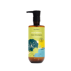 Phutawan Fresh Oreintal Hair Shampoo 300 ml., Органический шампунь для волос "Освежающий восточный" с каффир-лаймом и лавандой 300 мл.
