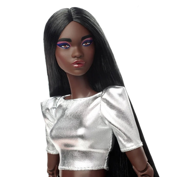 Mattel Barbie Signature Barbie Looks Doll (Tall, Dark Brown) Кукла Барби (высокая, темно-коричневая)