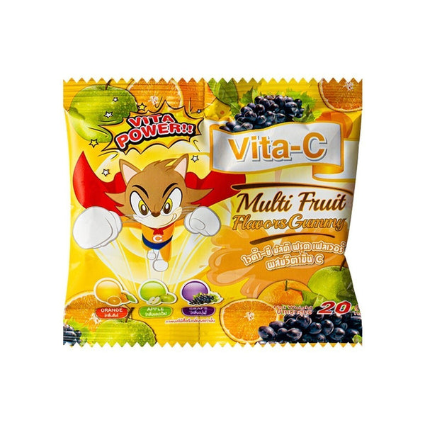 VITA POWER Vita C Multi Fruit Flavors Gummy 20 g., Мармелад с витамином С и мультифруктовым вкусом 20 гр.