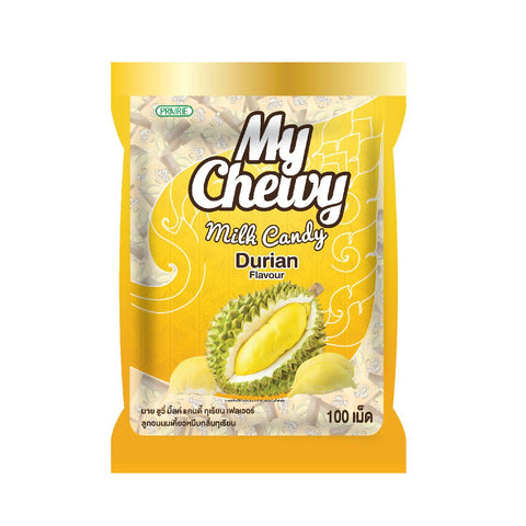 Prairie My Chewy Chewy Milk Candy Durian Flavor 360 g., Тайские жевательные конфеты "Дуриан + сливки" 360 гр.