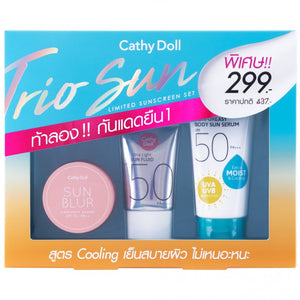 Karmart Cathy Doll Trio Sun Limited Sunscreen Set Набор солнцезащитных средств (лимитированный выпуск)