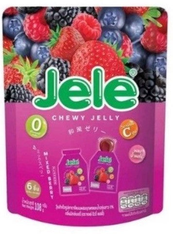 Jele Chewy Jelly (18 g.*6 pcs.) 108 g., Жевательное желе с виноградным соком 18 гр.*6 шт.