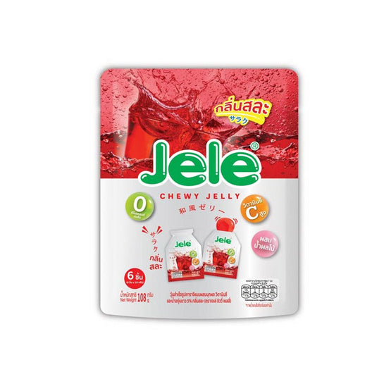 Jele Chewy Jelly (18 g.*6 pcs.) 108 g., Жевательное желе с виноградным соком 18 гр.*6 шт.