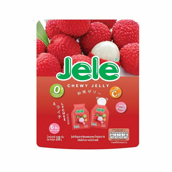 Jele Chewy Jelly (18 g.*6 pcs.) 108 g., Жевательное желе с виноградным соком 18 гр.*6 шт.