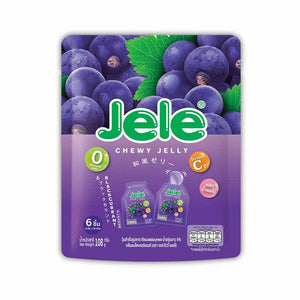 Jele Chewy Jelly (18 g.*6 pcs.) 108 g., Жевательное желе с виноградным соком 18 гр.*6 шт.