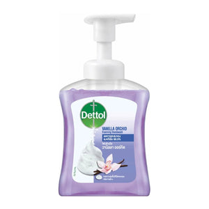 Dettol Vanilla Orchid Foaming Handwash 250 ml., Жидкое антибактериальное мыло для рук с ароматом ванили и орхидеи 250 мл.