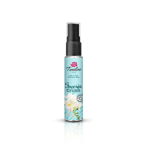 Twelve Plus Freesia Crush Body & Hair Perfume Mist 25 ml., Парфюмированный спрей-мист для тела с ароматом фрезии 25 мл.