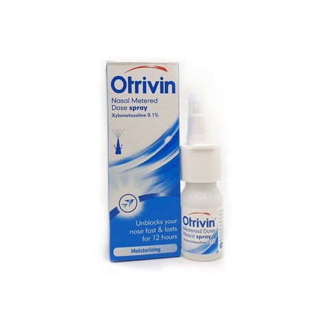 Otrivin Nasal Metered Dose Spray 10 ml., Отривин спрей назальный дозированный 0,1 % 10 мл.