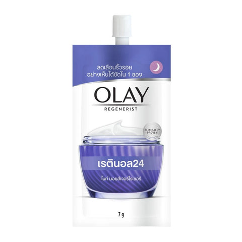 OLAY Regenerist Retinol24 Night Moisturizer 7 g.* 6 pcs., Ночной увлажняющий крем с ретинолом 7 гр.*6 шт.