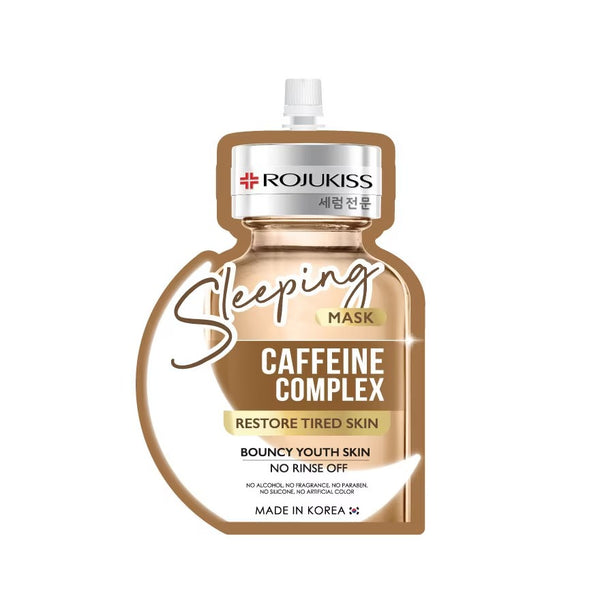 Rojukiss Sleeping Mask Caffeine Complex Restore Tired Skin 20 ml., Ночная маска Rojukiss с кофеиновым комплексом для восстановления уставшей кожи 20 мл.