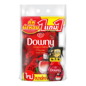 Downy Passion Spray 370 ml. + Fabricsoft 1l., Ароматический спрей для одежды "Страсть" 370 мл. + Кондиционер 1 л.