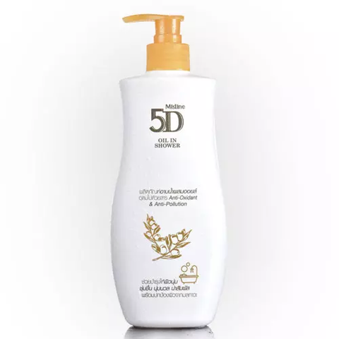 Mistine 5D Oil in Shower 300 ml., Крем-масло "5D" для ванны и душа 300 мл.