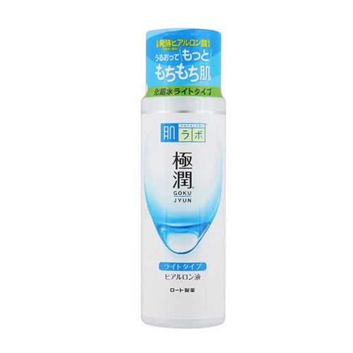 Hada Labo Goku Jyun Hydrating Lotion Green Line 170 ml., Увлажняющий лосьон "Goku Jyun" с гиалуроновой кислотой для комбинированной кожи 170 мл.