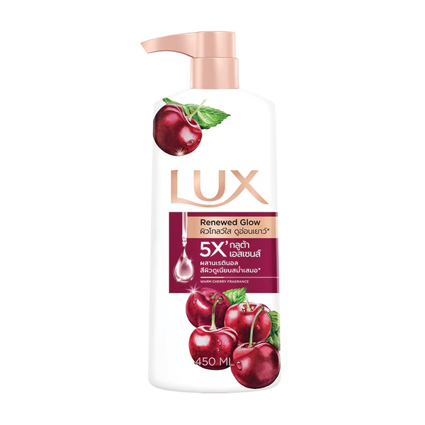 LUX Renewed Glow Shower Cream 450 ml.*2 pcs., Крем для душа "Ослепительная вишня" 2 шт.*450 мл.