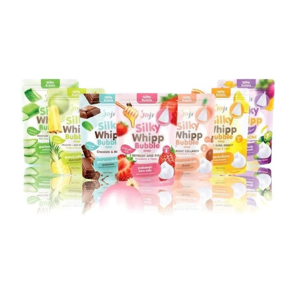 PRECIOUS SKIN Joji Secret Young Silky Whipp Bubble Soap Bright Cellulite + Anti-Stretmark (Melon&Pineapple)100 g., Нежное мыло против целлюлита и растяжек 100 гр.