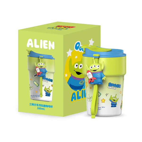 Makro Disney Alien Stainless Steel Coffee Mug 380 ml, Стальная кружка -термос для кофе серия "Инопланетянин" 380 мл.