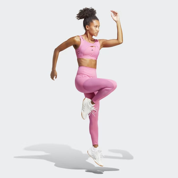 ADIDAS Power Impact Luxe Medium-Support Bra + Tailored Hiit Luxe Training Leggings Set Костюм для тренировок: бюстгальтер-топ со средней поддержкой + леггинсы