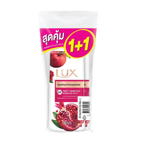LUX Dazzling Pomegranate Shower Cream 450 ml.*2 pcs., Крем для душа "Ослепительный гранат" 2 шт.*450 мл.
