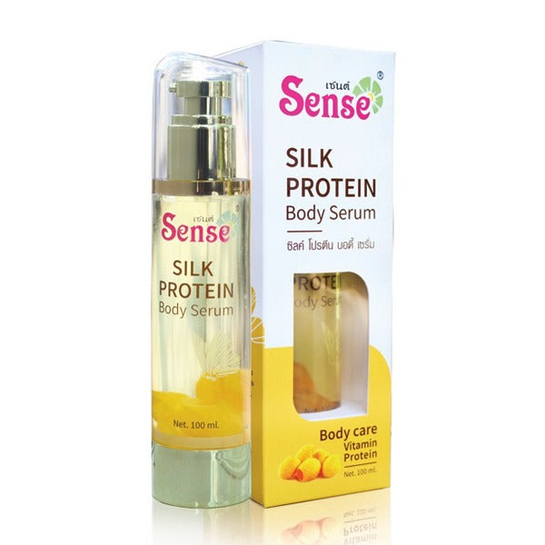 Sense Silk Protein Body Serum 100 ml., Витаминная омолаживающая сыворотка для тела с протеинами шелка 100 мл.