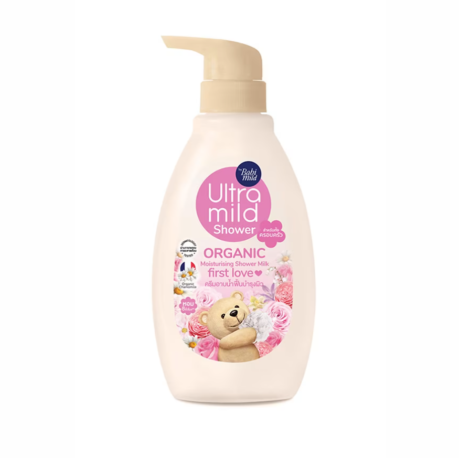 Babi Mild Ultra Mild Organic Shower Milk First Love Ультрамягкое органическое молочко для душа "Первая любовь"
