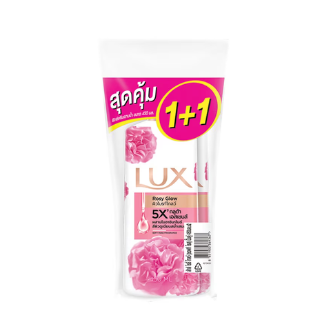 LUX Rosy Glow Shower Cream 450 ml.*2 pcs., Крем для душа "Сияющая роза" 2 шт.*450 мл.