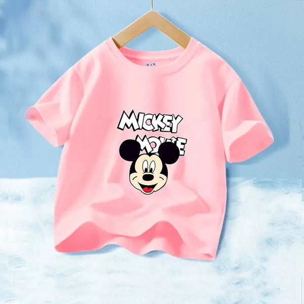 Fashion T-Shirt to Kids Pure Cotton Cartoon Anime Printed Mickey Mouse Детская футболка из чистого хлопка с мультяшным принтом "Микки Маус"