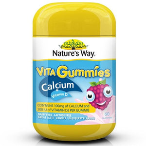 Nature`s Way Vita Gummies Calcium + Vitamin D 60 Pastilles Жевательный мармелад с кальцием и витамином D 60 шт.