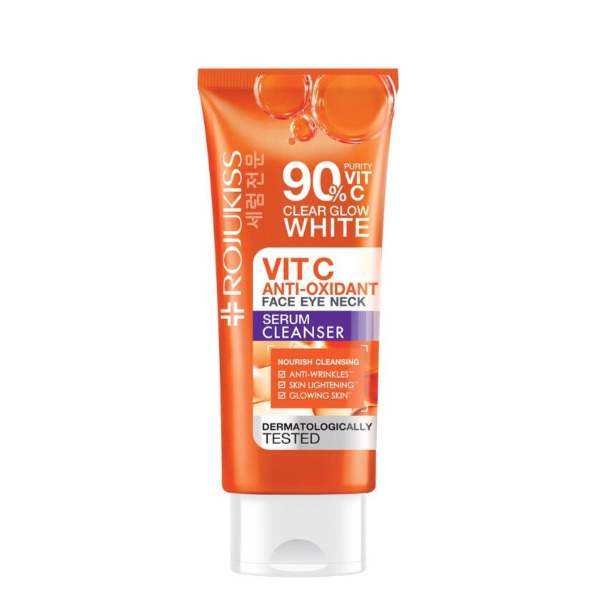 ROJUKISS Vit C Anti-Oxidant Face Eye Neck Serum Cleanser 70 g., Очищающее средство-сыворотка с витамином С для кожи лица, глаз, шеи 70 гр.