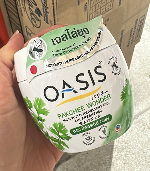 OASIS Mosquito Repellent Gel Air Freshener 180 g., Гелевый освежитель воздуха и защита от комаров 180 гр.
