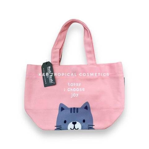 Moshi Moshi Cotton Bag Хлопковая сумка с котиком