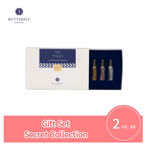 Butterfly Thai Mystic Number Secret Collection Perfume 2 ml.*6 pcs., Набор тайских духов "Секретная коллекция" 2 мл.*6 шт.