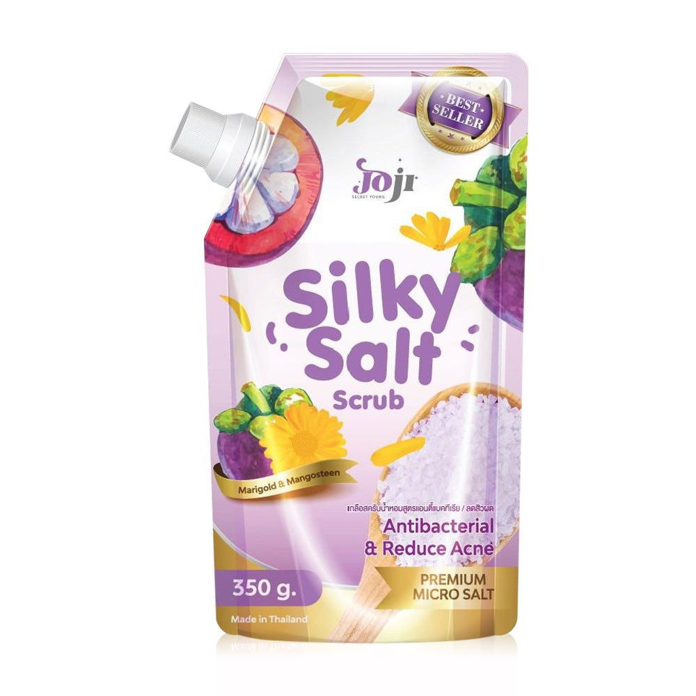 PRECIOUS SKIN Joji Secret Young Silky Salt Scrub Marigold & Mangosteen 350 g., Солевой скраб Joji с календулой и мангостином для шелковистой и здоровой кожи 350 гр.