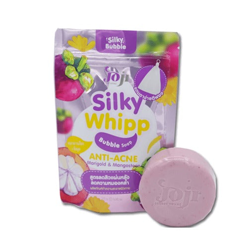 PRECIOUS SKIN Joji Secret Young Silky Whipp Bubble Soap Bright Anti-Acne (Marigold & Mangosteen)100 g., Нежное мыло против прыщей и тусклости 100 гр.