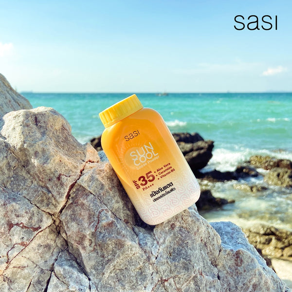 SASI by Srichand Sun Cool Loose Powder SPF 35 PA+++ 50 g., Рассыпчатая пудра с охлаждающим кожу эффектом и защитой от солнца SPF 35 PA+++ 50 гр.