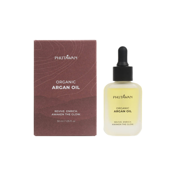 Phutawan 100% Organic Argan Oil 30 ml., Натуральное 100% Аргановое масло 30 мл.