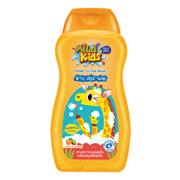 Babi Mild Kids Head To Toe Wash 200 ml., Средство для купания "С головы до пят" 200 мл.